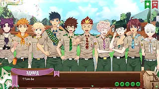 Game: Friends Camp, episode 57 - Morning ceremony (russian voiceover)